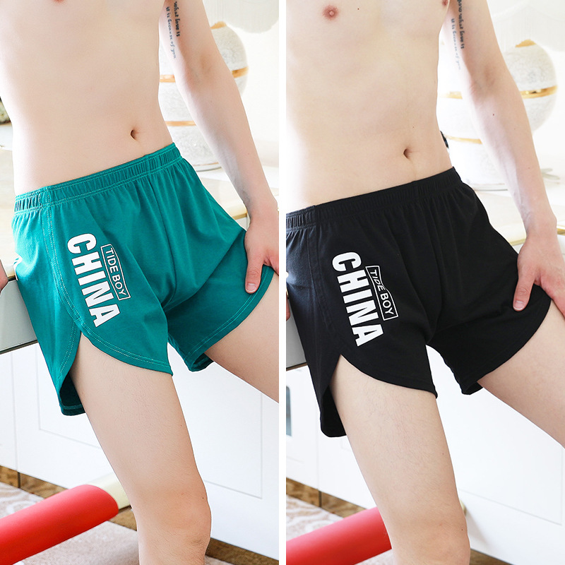 Pantalones de hombre 100% algodón de ángulo plano de algodón de alto grado para hombres, pantalones cortos de hombre