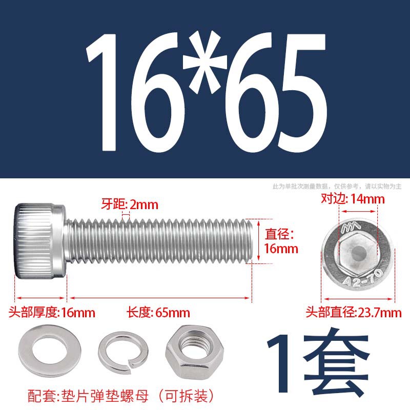 304 acero inoxidable hexagonal socket tuerca junta conjunto alargado cilindro cabeza taza perno tornillo