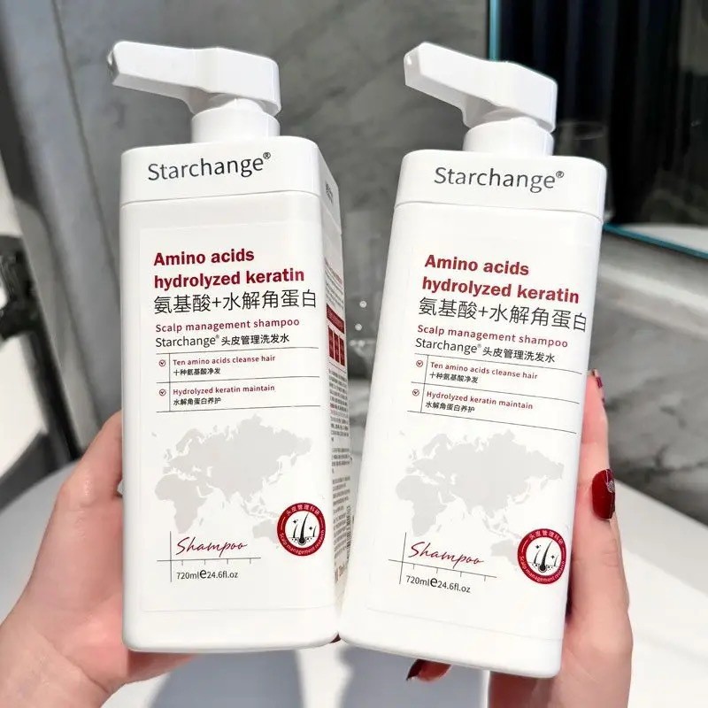 Juego de Champú y Cuidado Capilar con Polipéptidos y Aminoácidos Control de Aceite y Refrescante image 10