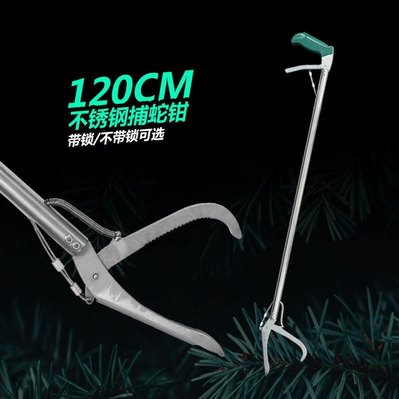 NOMO120CM Змея Щипцы Клип из нержавеющей стали Литой Крокодил Ежедневное Кормление Инструменты