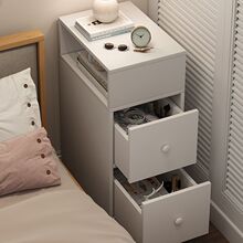 床头柜现代简约卧室床边柜子小型床尾收纳柜家用轻奢高级感置物架