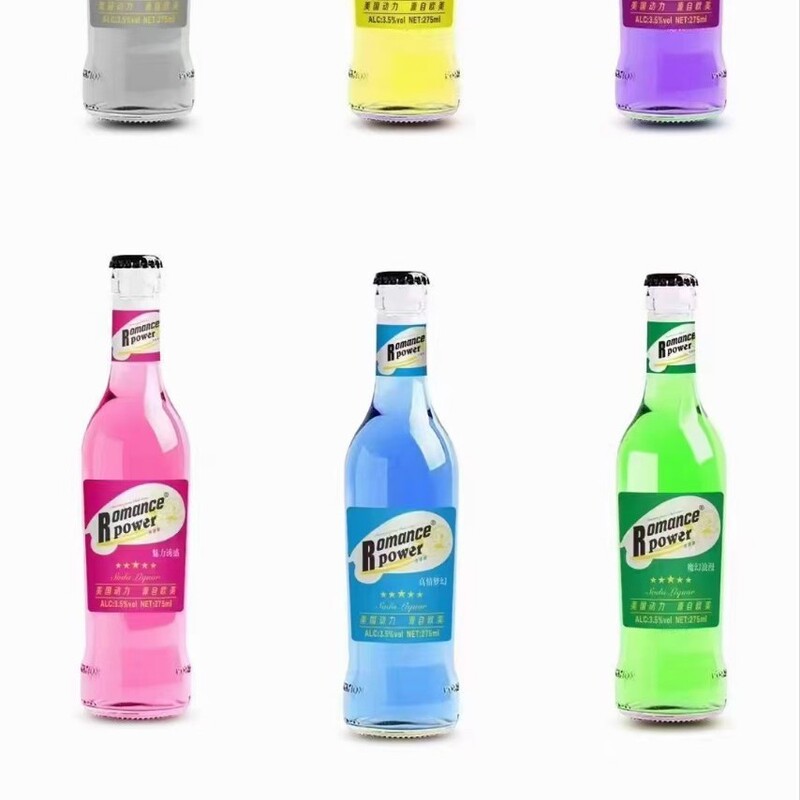 Romantic New Energy, six flavors, 24-bottle pack, same style as used in nightclubs, KTVs, and bars, exclusively supplied by the source manufacturer