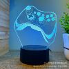 Night light suitable for games, handle, creative headphones, atmospheric table lamp, 3D, Birthday gift