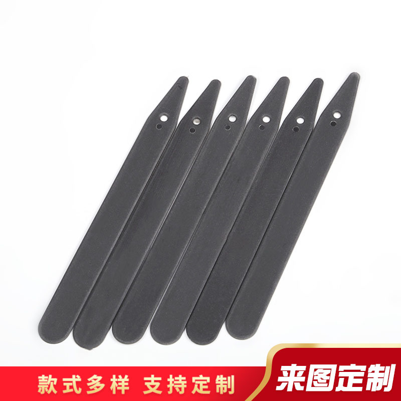 宁波园艺配件厂家供应15.5X1.6CM植物指示一字标牌 塑料园林插牌