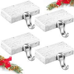 人気のクリスマスフック大理石暖炉ラッククリスマス暖炉装飾ガーランドクリスマスストッキングフック卸売