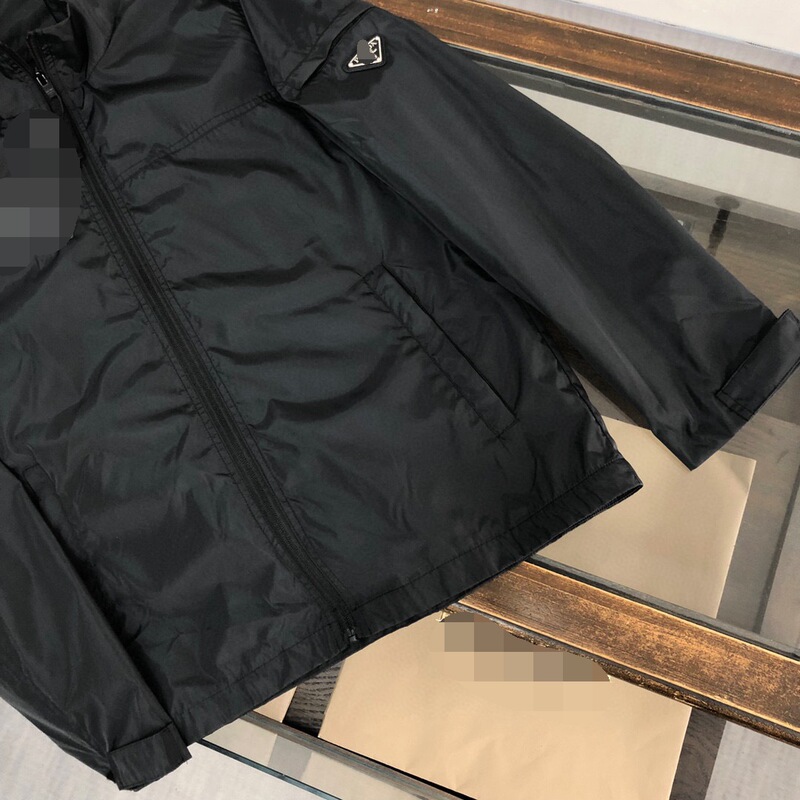 欧货正确版P家男士抽绳连帽上衣服运动减龄休闲风衣外套专柜同款|undefined