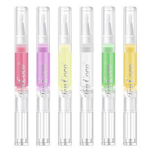 Nail Daily Care Anti-Barb Finger Edge Oil Pen Nutritional Pen Nail Oil 6-Color Floral and Fruity Manicure Nutritional Oil Pen