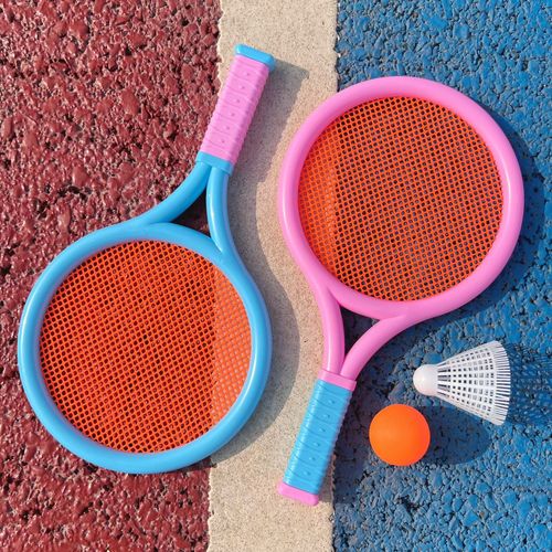Children's badminton racket set, student sports outdoor activity street stall toy parent-child interactive gifts for boys and girls, wholesale