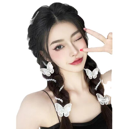 Wig female boxer braid high ponytail natural twist long braid pearl boxer braid internet celebrity fishbone braid wholesale