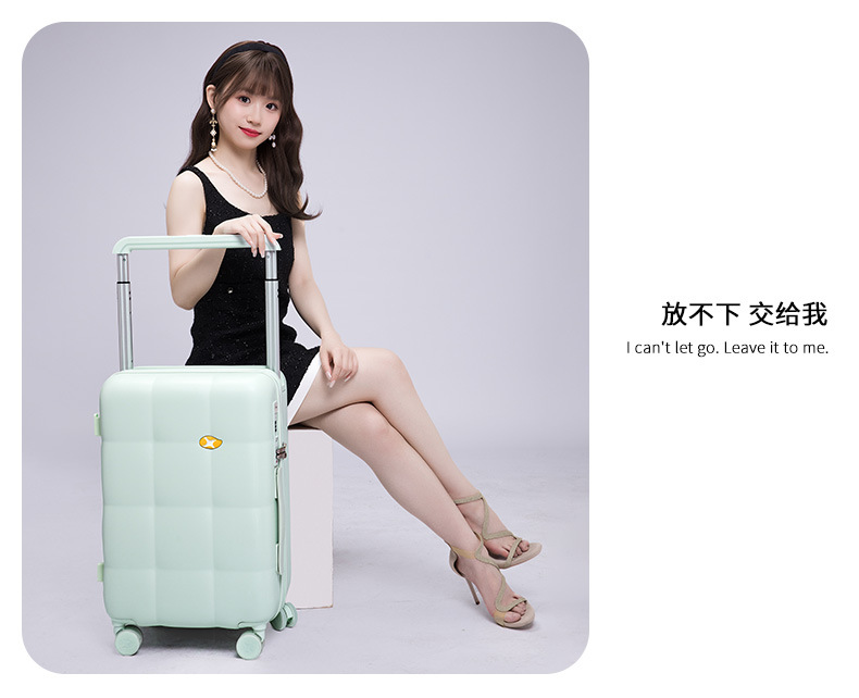 Vali kéo Mango Bird 20 inch chống rơi chống mài mòn, cổng sạc tiện lợi — Thanh kéo rộng có khóa kéo chống nước và cổng sạc hành lý màu hồng chi tiết 19