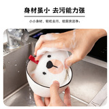 Внешняя торговля, экспорт, кухонные чистящие средства, мультфильм, мытье посуды, хлопок, подвесной медведь, серебряный лук, ткань, вышитая губка, салфетка