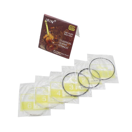 IRIN Classical Guitar Strings Black Nylon Phosphor Bronze Coated Silver Alloy 6-String Set Musical Accessories