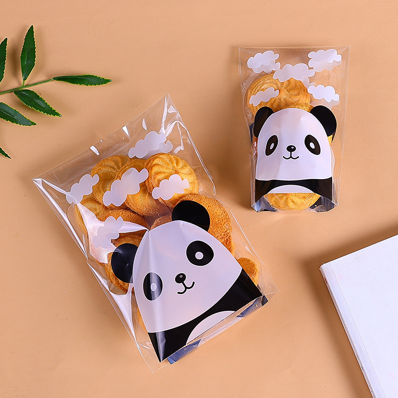 Cute Rolling Panda copo de nieve crujiente caramelo bizcocho de carne puede soportar transparente bolsa de embalaje de regalo BOLSA DE TELÉFONO MÓVIL 100
