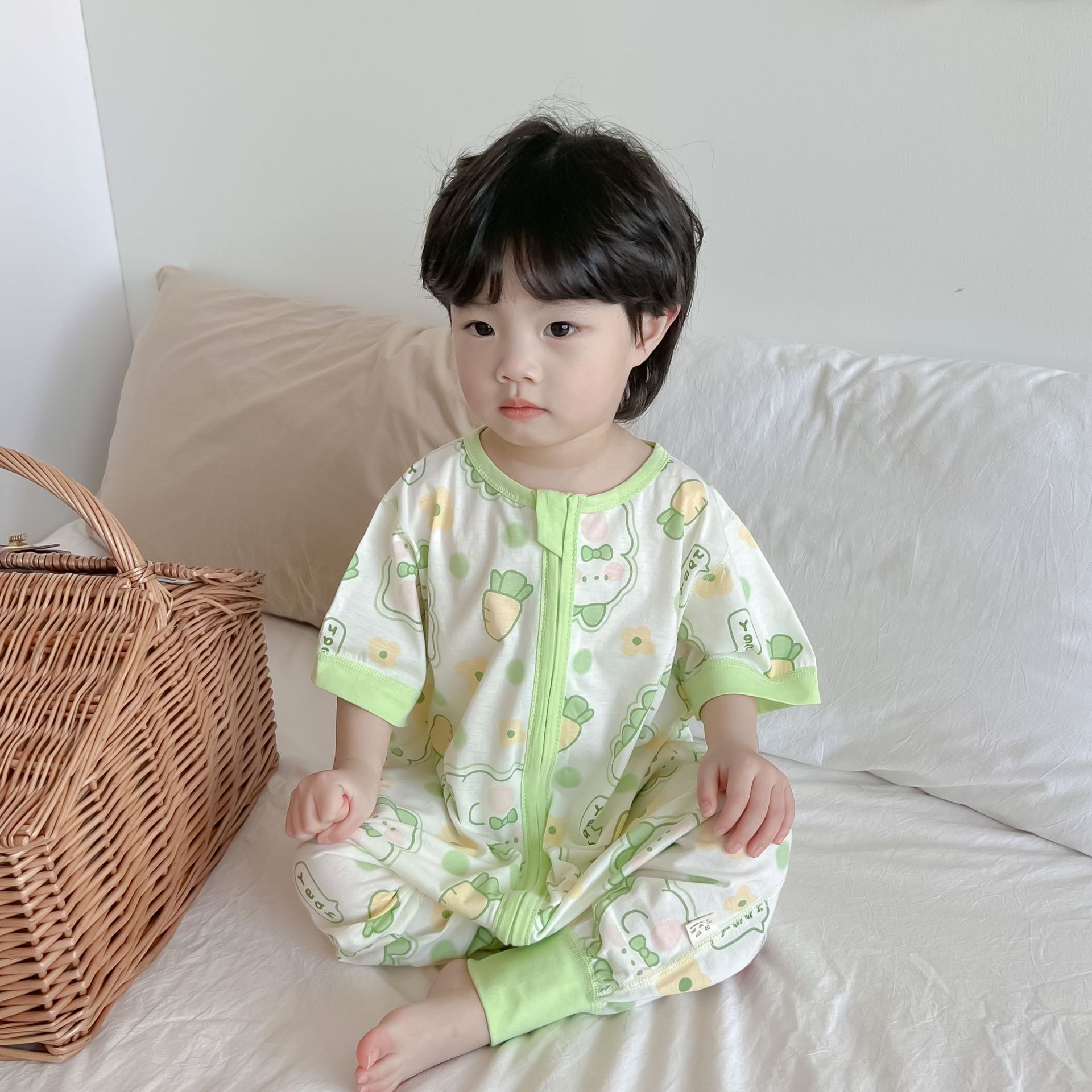 신사 작은 공룡 (원활한 반팔 침낭)