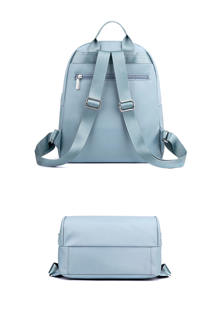 Colorful Fox Lady's backpack, large-capacity outdoor travel backpack, water-resistant nylon shell schoolbag undefined