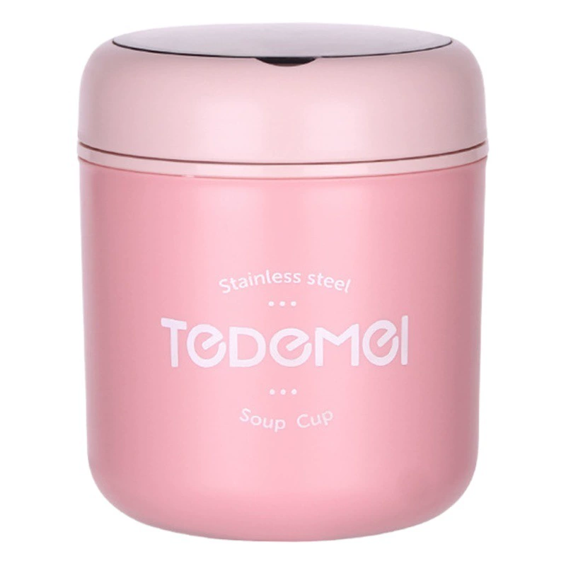 Креативная Изолированная чашка для супа из нержавеющей стали, Студенческая чашка для завтрака, чашка для молока, портативный мини-офисный работник, банка для супа