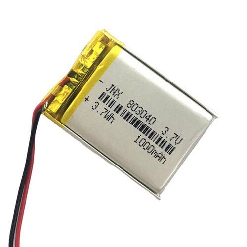 Polymer lithium battery 803040 hanging neck fan 1000mah 3.7V massager juice cup hand warmer GPS