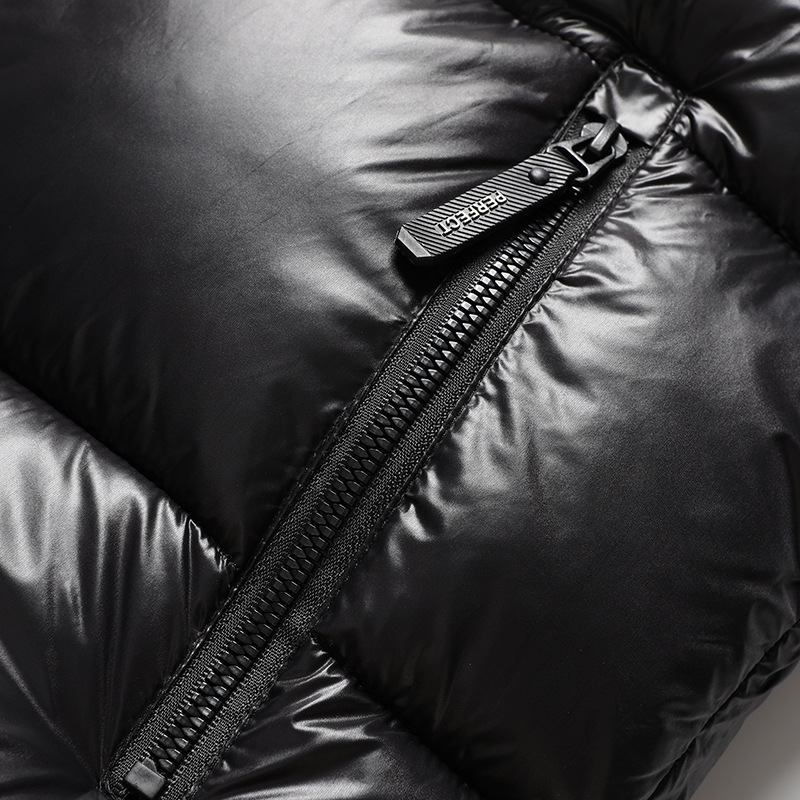 Men's Thickened Casual Cotton Puffer Jacket With Stand-up Collar_voghion.com