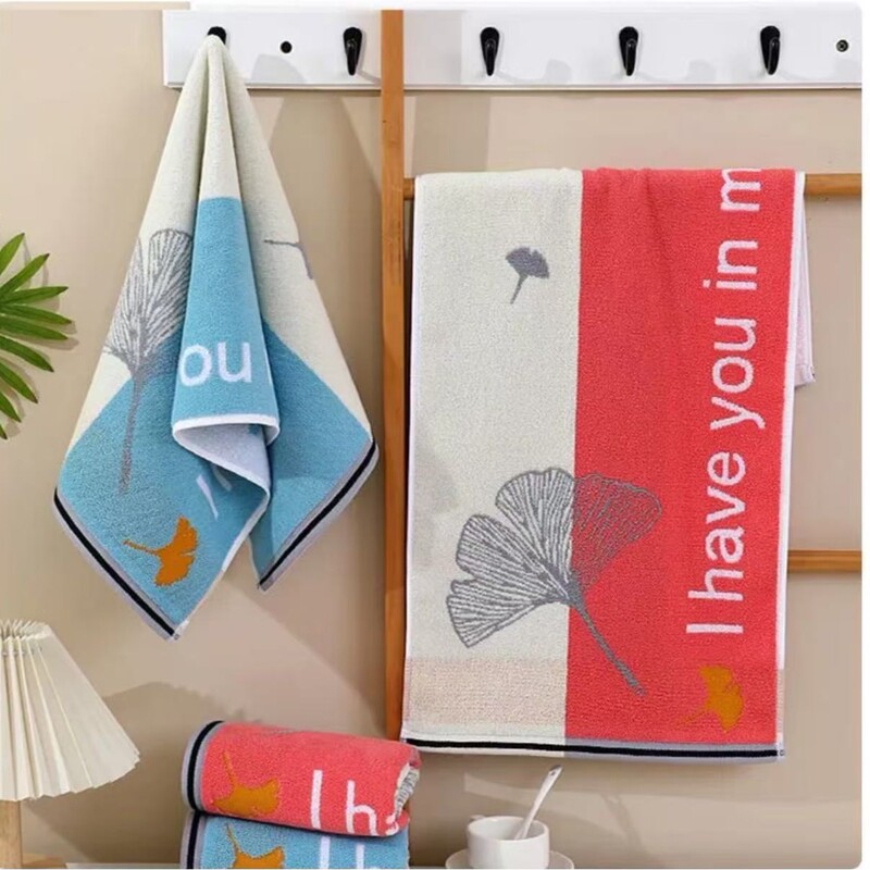 Pre-Processed Pure Cotton Towel Adult Household Face Wash Towel Absorbs Water and Is Not Easy to Shed Hair Male and Female Students Bathing and Drying Hair Towel