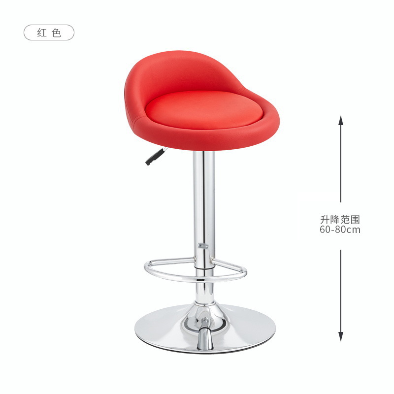 Fábrica directa silla de bar silla de bar elevación silla giratoria silla de respaldo silla casera alta silla de cajero image 8