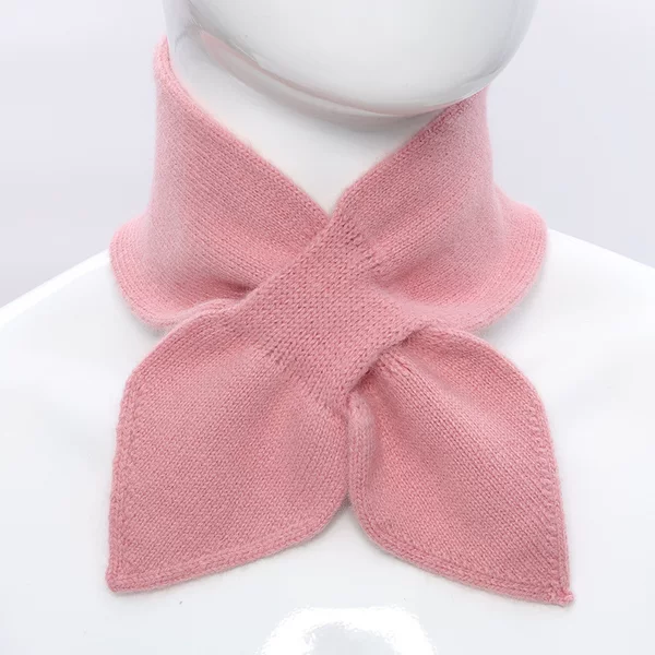 Women's Winter Neck Warmer, Neck Protection for Cycling, Warm Wool Knit Fake Collar, Cross-Over 2025 New Style Small Neck Warmer
