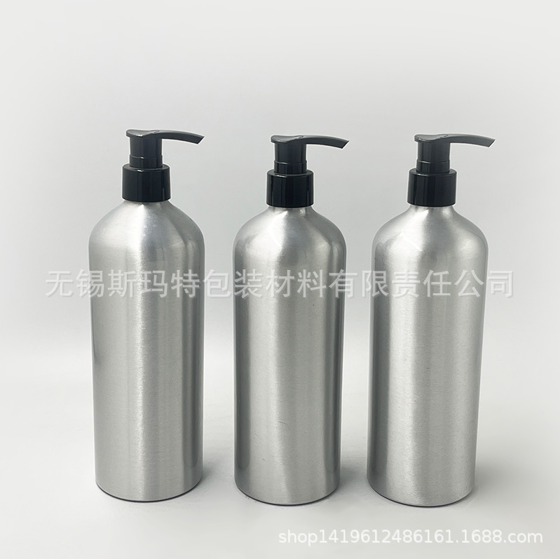 120ml毫升化妆品乳液分装喷雾包装铝瓶子，洗发水铝瓶可配乳液泵
