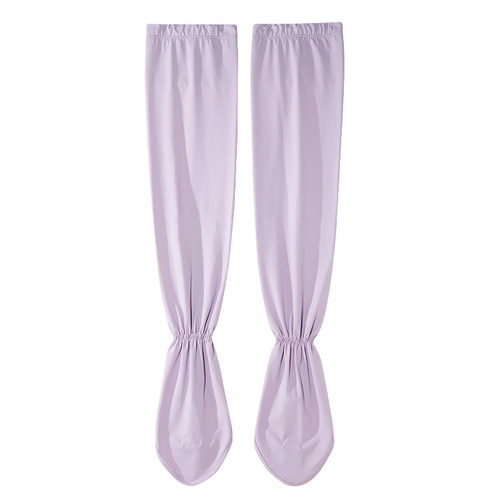 Sun protection sleeves ice silk women's anti-UV loose hand sleeves men's summer long arm guards for driving and riding