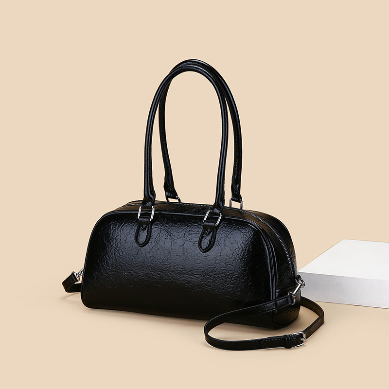 Damen Ledertasche Schultertasche Luxus Handtasche Praktisch_voghion.com