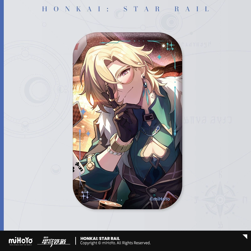 Коллекционный значок (Honkai: Star Rail) — персонаж, цветной картон на подложке, одиночный