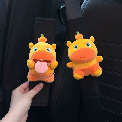 Car Seatbelt Shoulder Pads, Seat belt shoulder pad - original-tongue-out-lulu-sitting-lulu