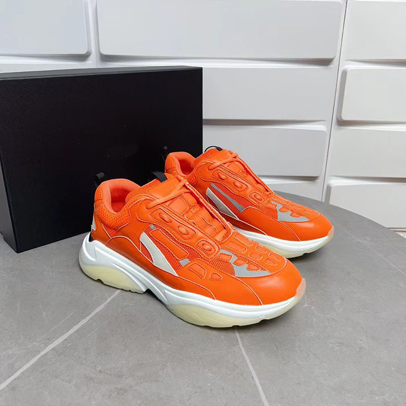 Comercio exterior estación europea marca de moda hueso malla transpirable costura cuero genuino zapatos del papá los hombres suela gruesa aumento zapatilla deporte