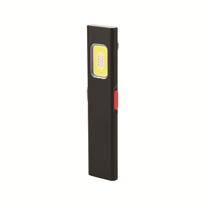 Aluminum Alloy Ultra-Thin Pen Clip Cob Work Light Magnet Inspection Light USB Charging Led Multi-Function Lighting Auto Repair Light (İşçi projektorları) - black
