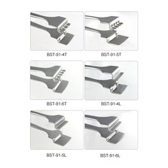 Bester SA Crystal Element Special Pliers 302 Stainless Steel Acid-Resistant Hardened 91-456 Matte Sandblasted Jig