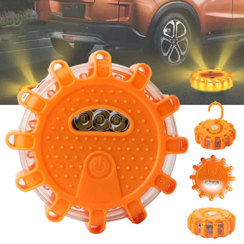 Auto Parts Source Manufacturer Led Road Flare Battery Model 3Aaa Road Fault Emergency Rescue Warning Light
