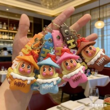 卡通星星人钥匙扣饼干小星人挂件立体公仔学生书包挂饰小礼品批发