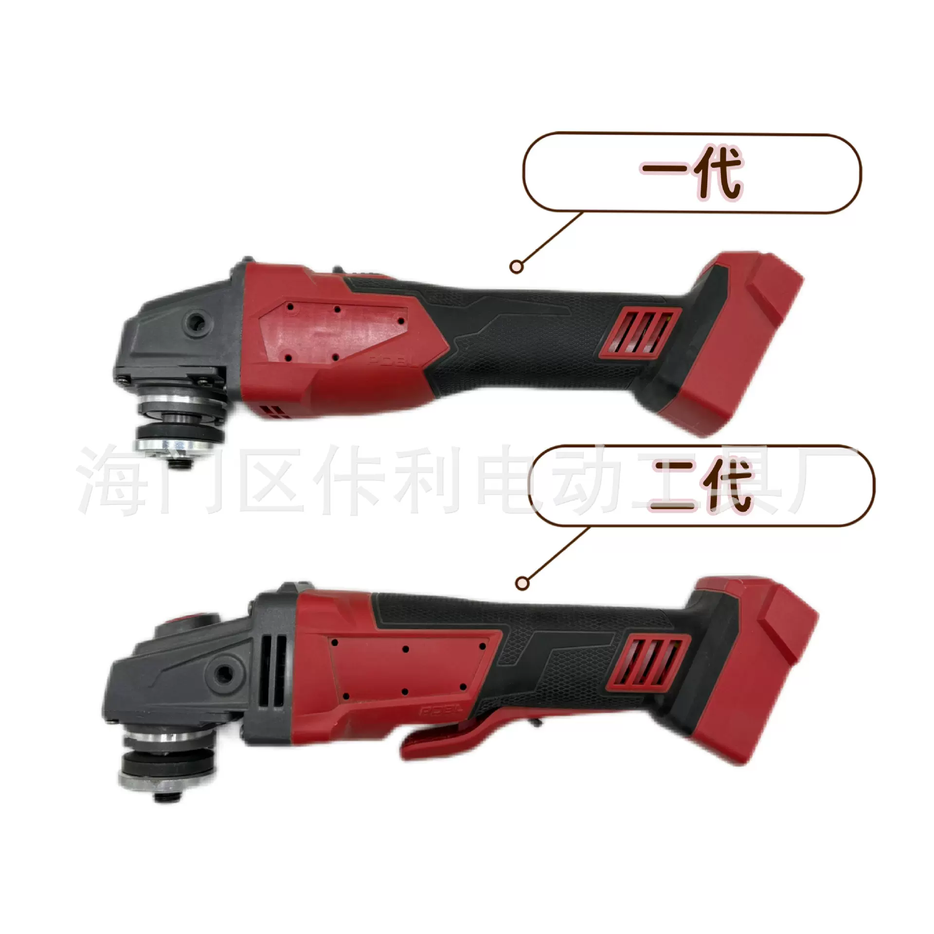 跨境外贸锂电角磨机充电式抛光机侧推按压款大功率多功能切割便携