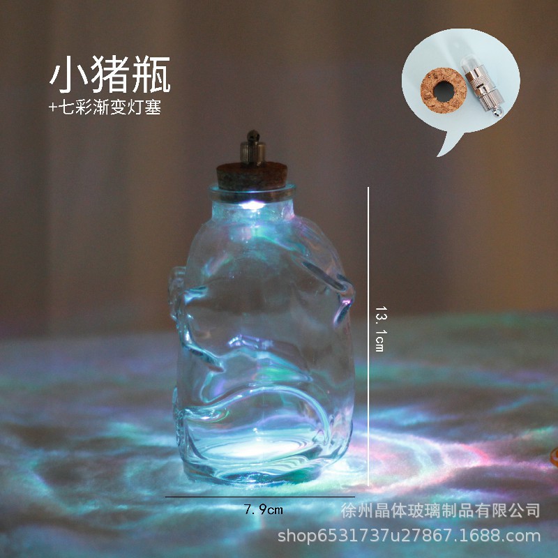 Botella de deseos DIY botella de vidrio botella de estrella regalo creativo botella de arco iris botella de mar