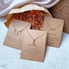 Fashionable retro accessory, necklace for beloved, 2022 collection, simple and elegant design, bright catchy style