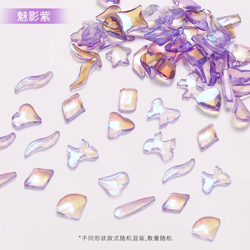 Red ultra brillante taladro de uñas mini taladro plano pequeño ultra brillante lago azul azul pálido joyería taladro de uñas blanco