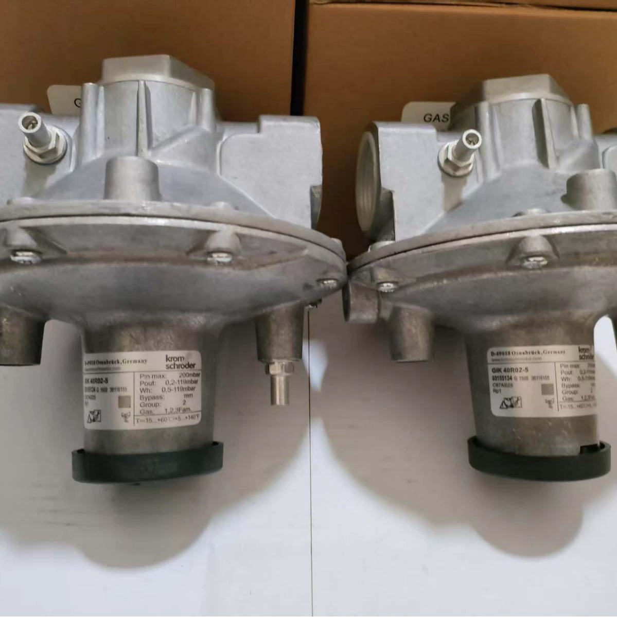 Оригинальный пропорциональный клапан Hocod GIK40R02-5 Пропорциональный клапан воздух-топливо GIK50R02-5