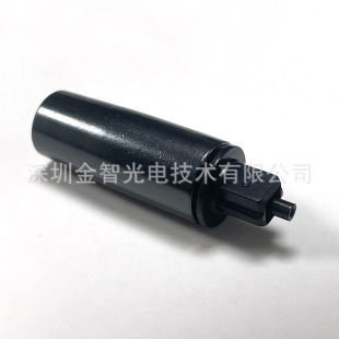 Jinzhi Plastic Optical Fiber Connector Square Port to Deflation High-end Audio Fiber Optic Adapter