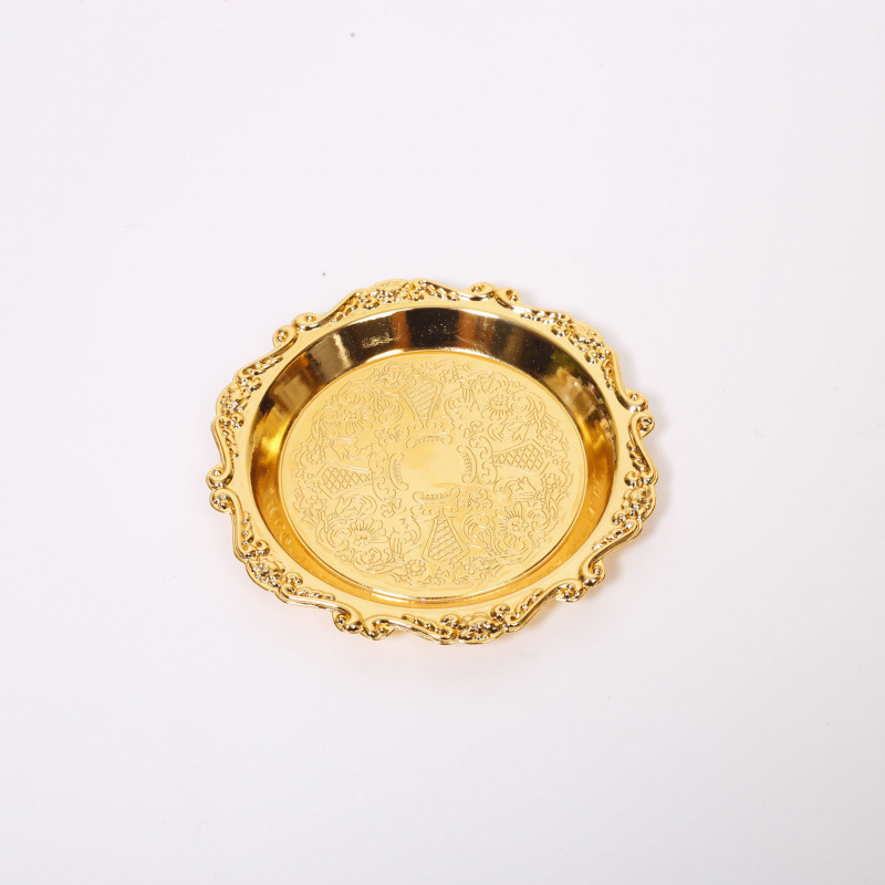 황금 무늬 접시—0x0cm