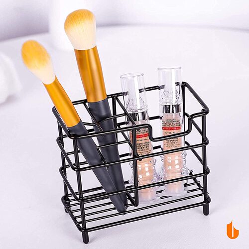 Brush holder without drilling, iron art toothbrush stand, bathroom washroom storage rack, toilet table electric toothbrush holder
