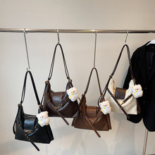 新款秋冬托特包包2025女包通勤大容量小众单肩斜挎双肩背包箱包