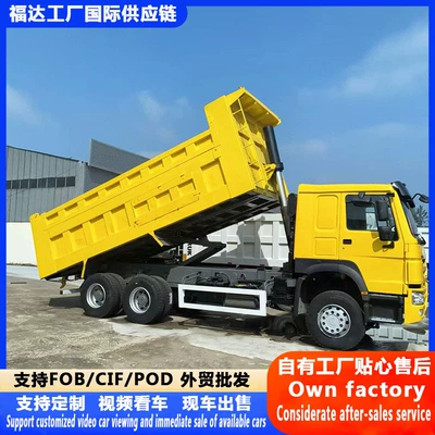Directly Supplied from Foreign Trade, the Howo Classic Dump Truck Is Used in Coal Mining Areas, with a Rear-Turning Mechanism, 6X4 Chassis, and Is a Heavy-Duty Dump Truck (Yük maşınları)