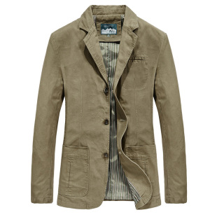 Cross-border spring and autumn new men's cotton casual suit loose plus size small suit jacket 817 direct sales