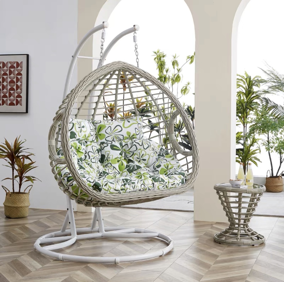 Fábrica directa silla de hamaca casera nido de pájaros balcón silla de cuna silla de caña silla columinar silla de hamaca perezosa
