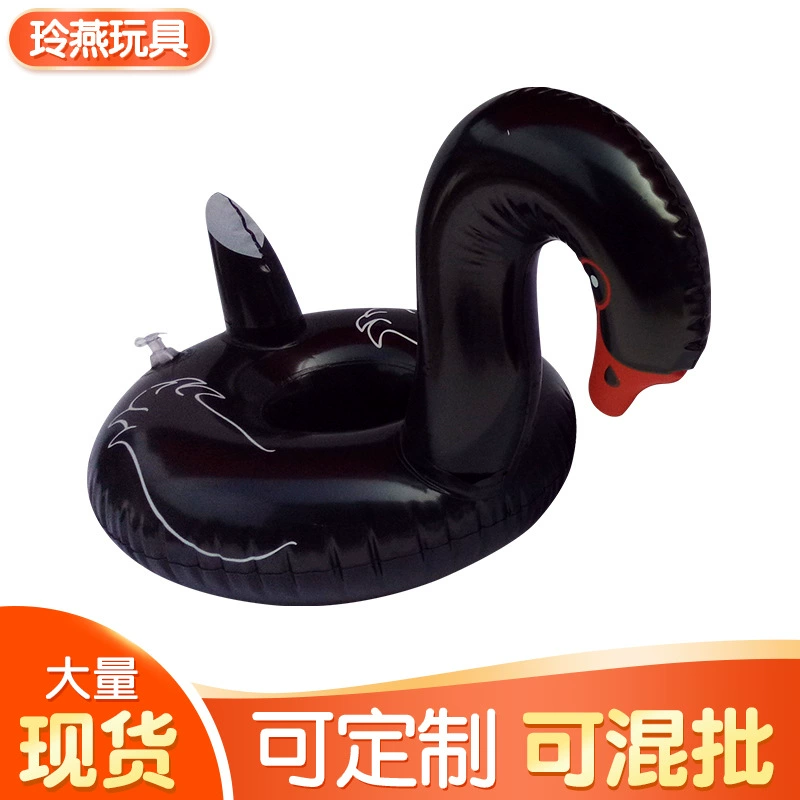 Плоть inflatable лебедь, пончик ручной работы, кактус