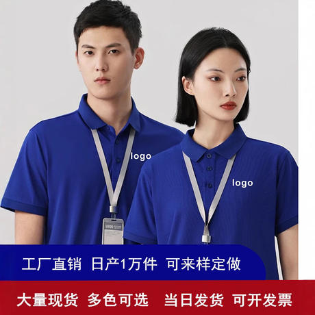 Short-Sleeved Polo Shirt Custom Lapel Work Clothes Advertising T-Shirt Activity Cultural Shirt Group Uniform Printed Logo Embroider