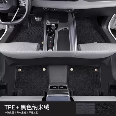 Universal Foot Pad: Surrounding 2025 Auto Supplies Car - anti-slip-particles-two-layer-threshold-black-imitation-wool-blanket-25-models-xingrui-special-edition-dedicated